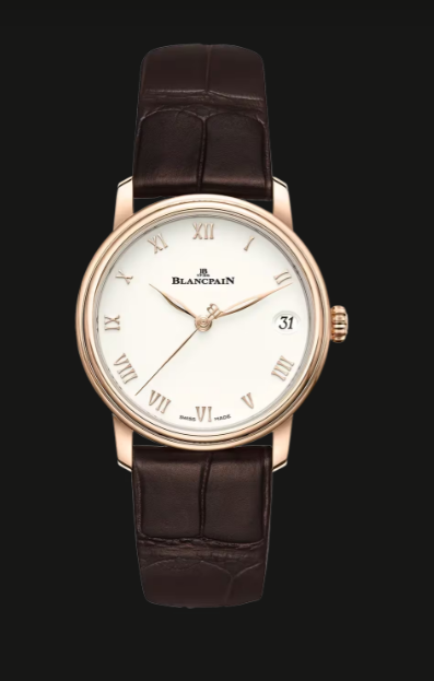 Blancpain Villeret Women Date Replica Watch 6127 3642 55B